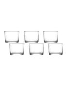 Lot de 6 verres LV-BDG384F transparent - 240 ml