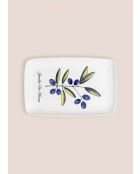 Plato de servir multicolor OVS0015 - 33x21 cm