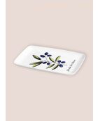 Plato de servir multicolor OVS0015 - 33x21 cm