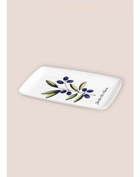 Plato de servir multicolor OVS0015 - 33x21 cm