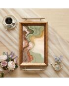 Plateau Mtpa 11798 multicolore - 34x18x2 cm