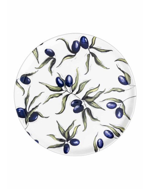 Assiette de service OVS0006 multicolore - 30 cm