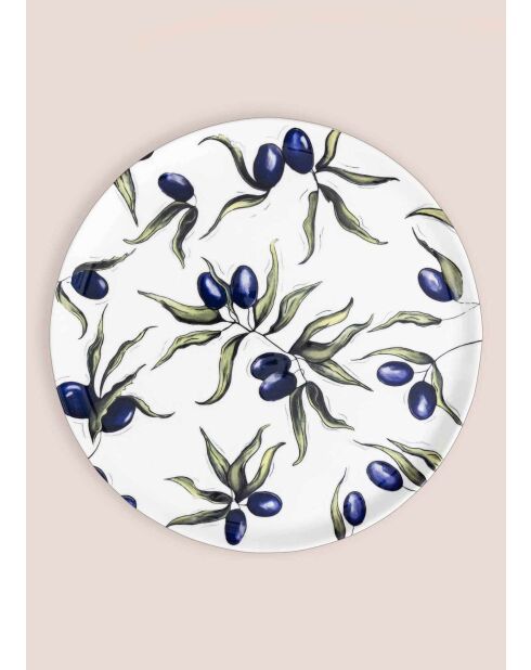 Assiette de service OVS0006 multicolore - 30 cm