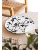 Assiette de service OVS0006 multicolore - 30 cm