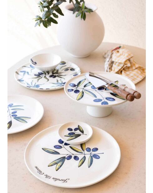 Assiette de service OVS0006 multicolore - 30 cm