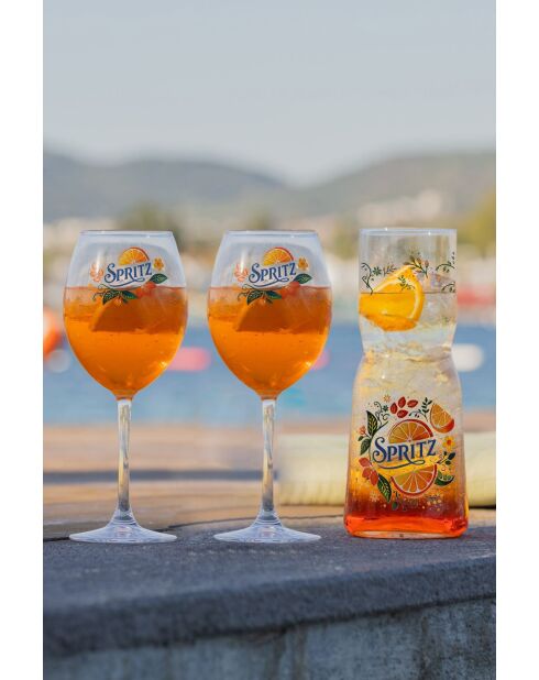 Set di 3 bottiglie da cocktail in vetro trasparente - 1000+540 ml