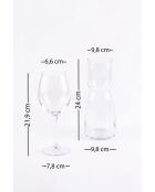 Set di 3 bottiglie da cocktail in vetro trasparente - 1000+540 ml