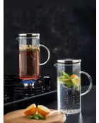 Bouteille en verre İl0403 transparent/argent - 1,5 l