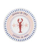 Assiette de service ITL0003 multicolore - 31x31x1 cm