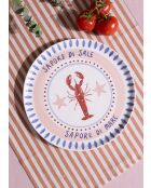 Assiette de service ITL0003 multicolore - 31x31x1 cm