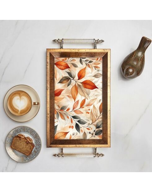 Vassoio multicolore Mtpa 11812 - 34x18x2 cm