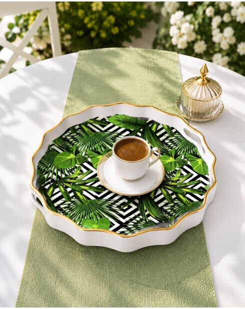 Plateau Ypb 11454 multicolore - 38x38x2 cm