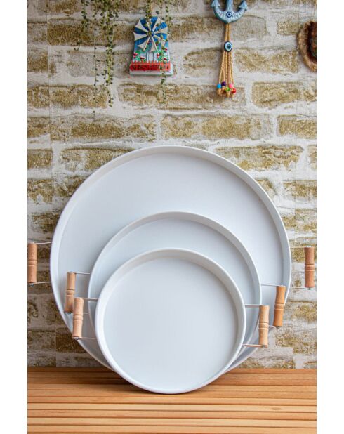 Schalen M0198 weiß - 3 Stück
