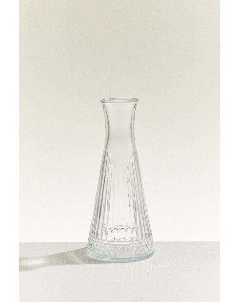 Bouteille en verre Elysia Karaf 940 transparent - H.27 cm