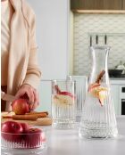 Bouteille en verre Elysia Karaf 940 transparent - H.27 cm