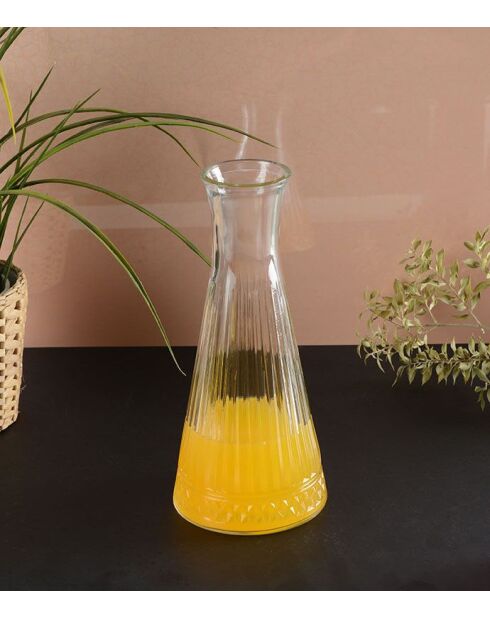Bouteille en verre Elysia Karaf 940 transparent - H.27 cm