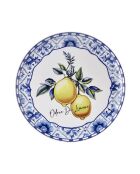 Assiette de service ODL0005 jaune - 30x30x2 cm