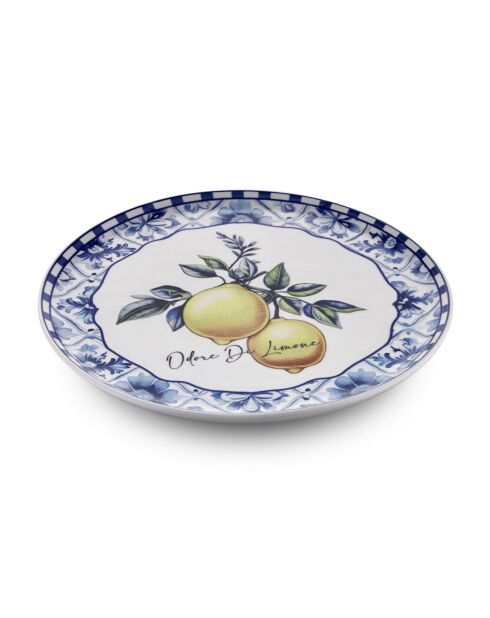 Assiette de service ODL0005 jaune - 30x30x2 cm