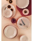 Juego de vajilla de porcelana en polvo BER24Y2740616 - 24 piezas