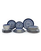 Service de table Circular multicolore - 24 pièces