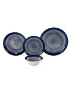 Service de table Circular multicolore - 24 pièces