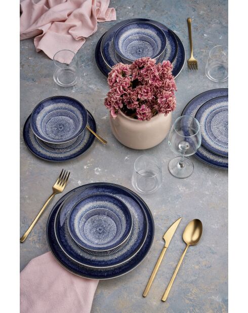 Service de table Circular multicolore - 24 pièces