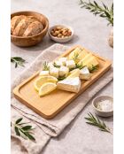 Plat de service F10272 bambou - 22.5 cm