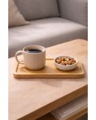 Plat de service F10272 bambou - 22.5 cm