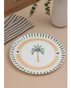 Assiette de service ITL0006 multicolore - 31x31x1 cm
