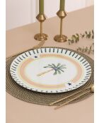Assiette de service ITL0006 multicolore - 31x31x1 cm