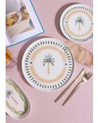 Assiette de service ITL0006 multicolore - 31x31x1 cm