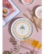 Assiette de service ITL0006 multicolore - 31x31x1 cm