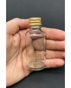 Set van 6 Tu-30Ccgold6Lı transparante/gouden glazen flessen - 30 ml
