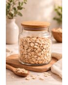Set van 12 transparante potjes F10267 - 630 ml