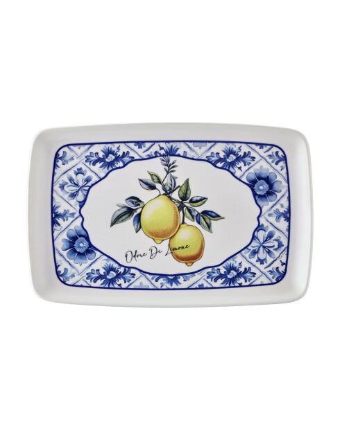 Plat de service ODL0009 jaune - 34x25x2 cm
