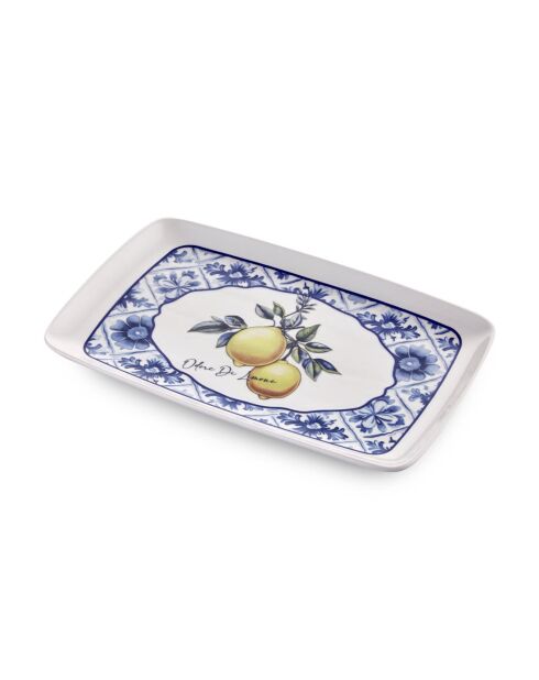Plat de service ODL0009 jaune - 34x25x2 cm
