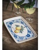 Plat de service ODL0009 jaune - 34x25x2 cm