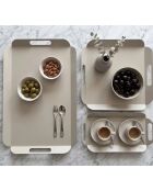 Set di 3 vassoi marroni - 46 x 29 x 2,5 cm/ 29 x 29 x 2,5 cm/ 29 x 15 x 2,5 cm
