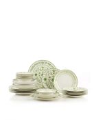 Juego de vajilla de porcelana verde NNBNZG24Y2A8801129 - 24 piezas