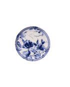 Lot de 6 assiettes de service Heaven bleu/blanc - 25.5x25.5x2.5 cm