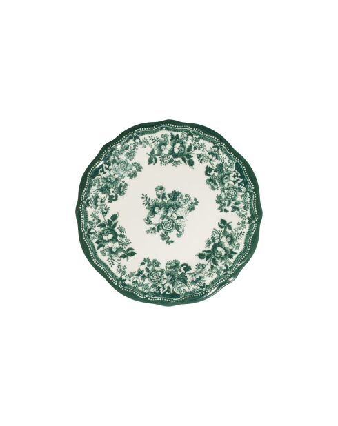 Velour Green Fulya 24 Ytkm wit/groen porseleinen dinerset - 24 stuks