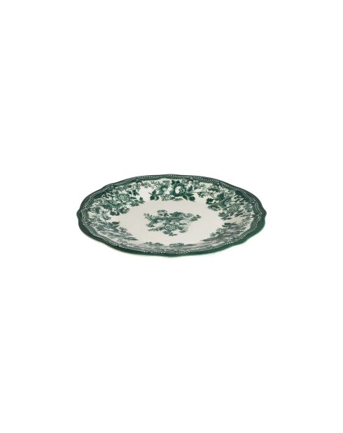 Velour Green Fulya 24 Ytkm wit/groen porseleinen dinerset - 24 stuks