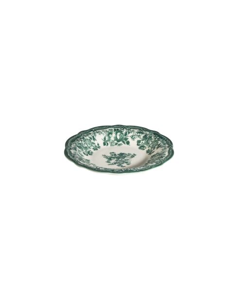 Velour Green Fulya 24 Ytkm wit/groen porseleinen dinerset - 24 stuks