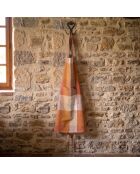 Tablier japonais en lin mélangé Tenerife terre brûlée - 90 x 130 cm