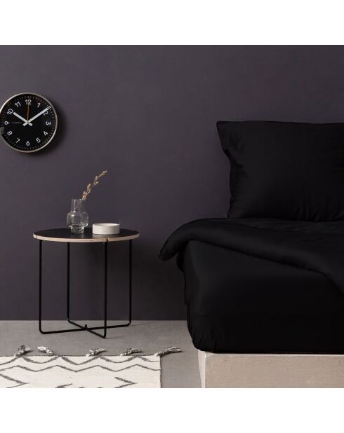 Kleines 1-Sitzer-Spannbetttuch De Noir, 90 x 190 + 30 cm