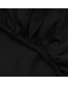 Kleines 1-Sitzer-Spannbetttuch De Noir, 90 x 190 + 30 cm