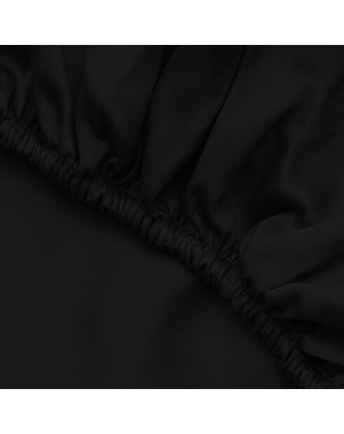 Kleines 1-Sitzer-Spannbetttuch De Noir, 90 x 190 + 30 cm
