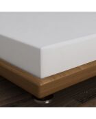 Lenzuolo con angoli doppi in cotone rinforzato grigio