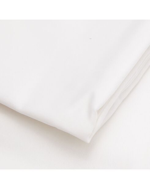 Drap-housse king size en satin De blanc -160x200 + 30 cm