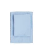 Super-Kingsize-Spannbetttuch De Bleu aus Satin, 180 x 200 + 30 cm